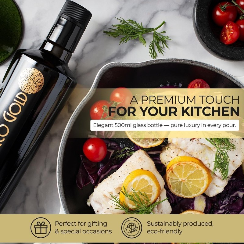 Morocco Gold New Harvest Extra Virgin Olive Oil – Cold Pressed – Polyphenol Rich gallery