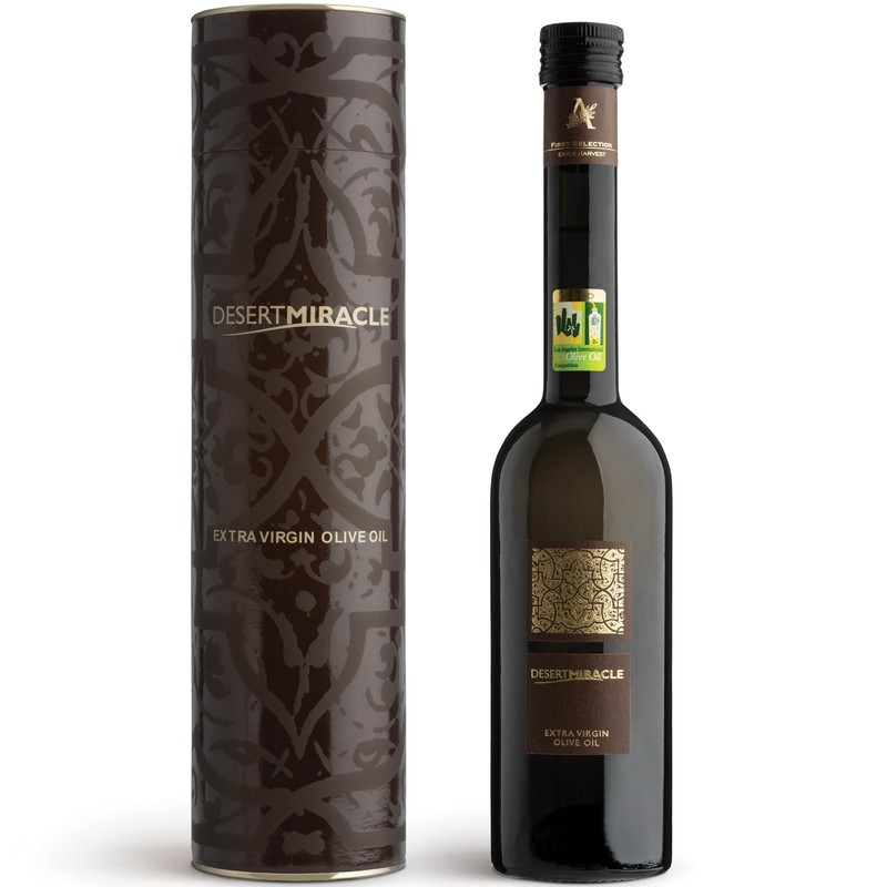 Olive Oil Gift Box DESERTMIRACLE Cold Pressed Polyphenol Rich Moroccan Olive Oil
