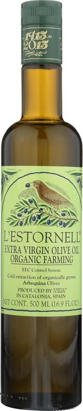 L’Estornell Organic Extra Virgin Olive Oil from Spain 16.9 oz