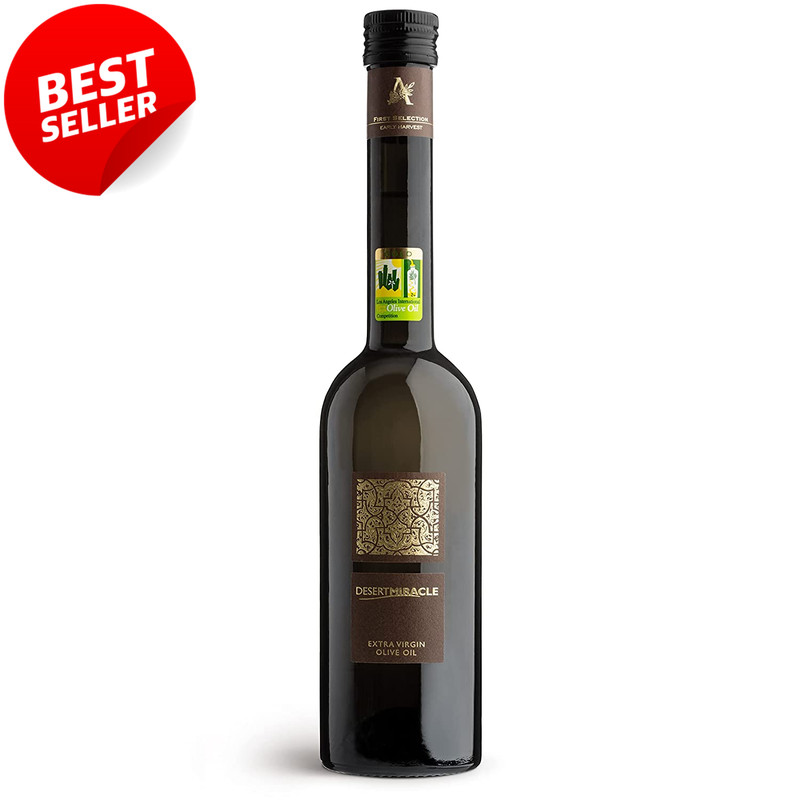 DESERT MIRACLE Cold Pressed Extra Virgin Olive Oil 17 Fl Oz Organic US