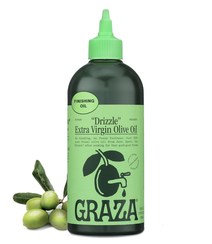 Graza Drizzle Extra Virgin Olive Oil 500ml Bold Flavor Finishing Oil