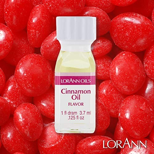 LorAnn Cinnamon Oil SS Flavor, 1 dram bottle 0.12 Fl Oz (Pack of 4), Clear gallery