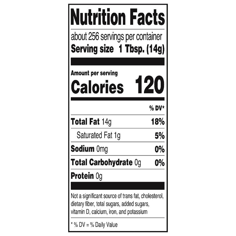 Pure Canola Oil 1 Gallon All-Natural Cooking Oil for High-Heat Frying Baking and gallery