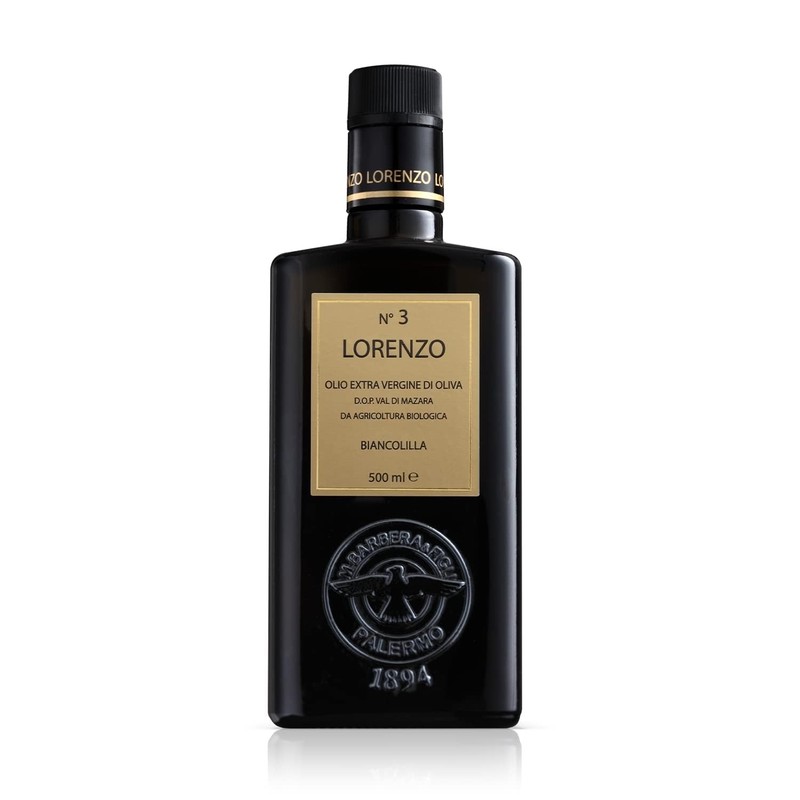 Barbera Lorenzo 3 Organic Extra Virgin Olive Oil PDO Val di Mazara, Fruity, C…