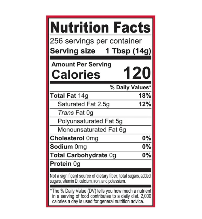 ( 2 Pack ) LouAna Pure Peanut Oil for High-Heat Cooking, 128 fl oz gallery