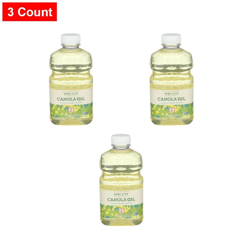 Sprouts Refined Canola Oil 24 fl oz – 3 Count