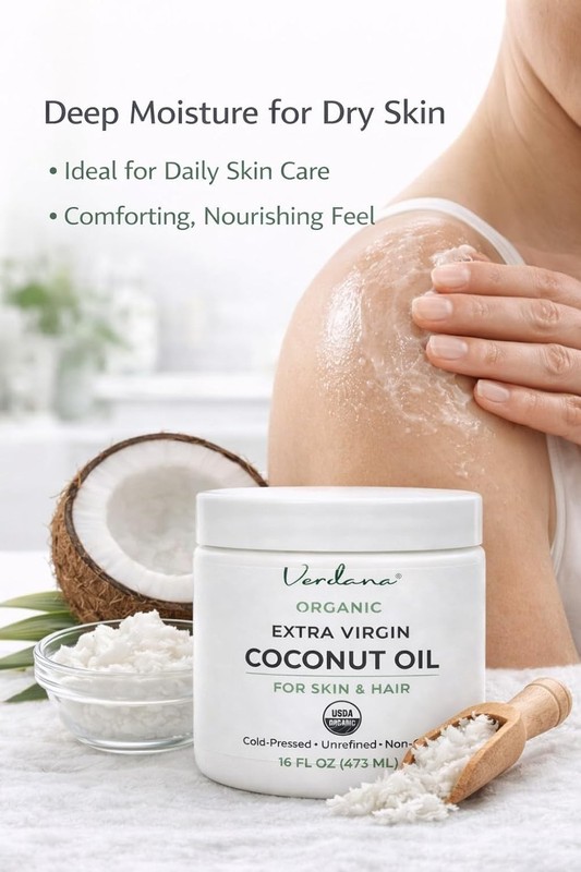 Extra Virgin Organic Coconut Oil for Skin – Rich 16 Fl Oz (Pack of 1) gallery
