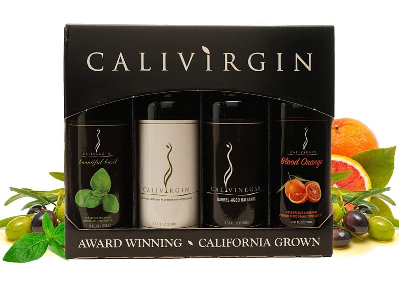 Calivirgin Olive Oil & Balsamic Vinegar Popular Gift Set 4 Bottles 100 ml each