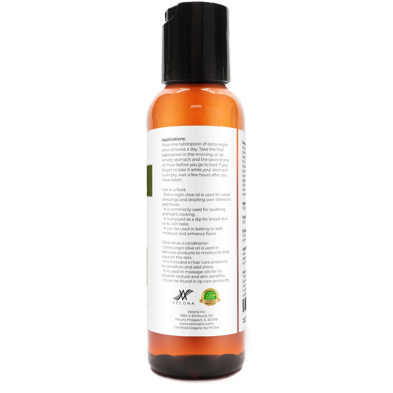 USDA Certified Organic Olive Oil - 2 Oz | 100% Pure and Natural Carrier Oil | Ex gallery
