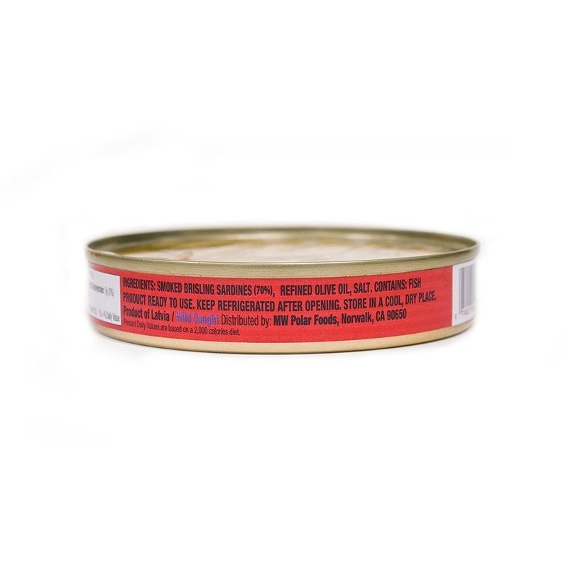 Brisling Sardines, Smoked in Olive Oil, 4.23-Ounce Pack of 5 gallery