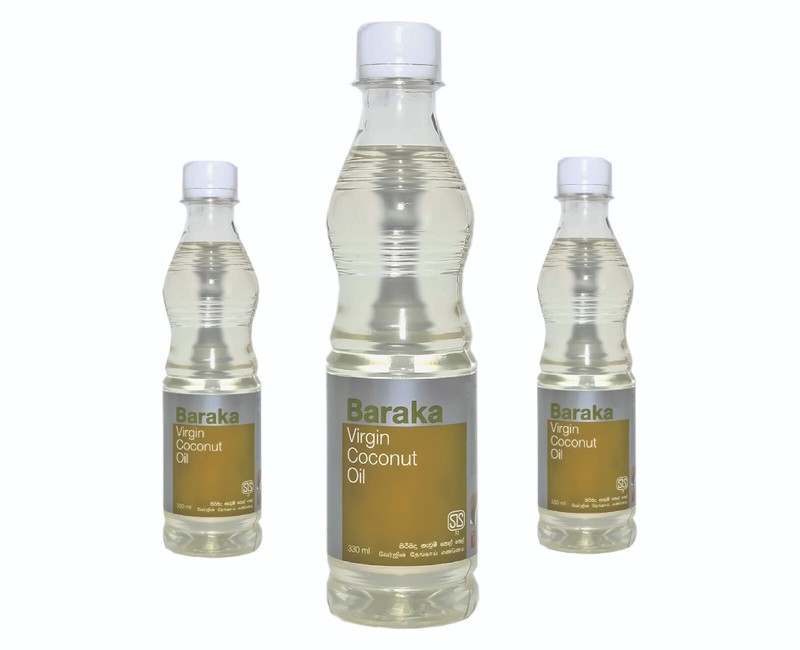 BARAKA VIRGIN COCONUT OIL 100% PURE Natural Organic White COCONUT OIL 330ml