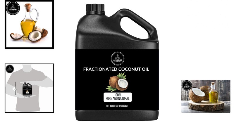 Natural Fractionated Coconut Oil 32oz - Ultimate Softening for Skin and Hair gallery