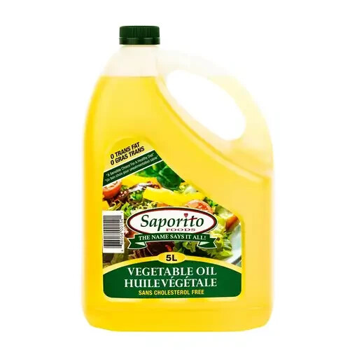 Saporito Vegetable Oil 5L/10.56Lbs (6/Case) gallery
