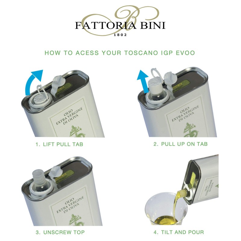 Fattoria Bini Tuscany Extra Virgin Olive Oil from Italy – 2025 Gold Award Win... gallery