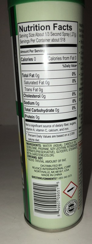 HEALTHY CHEF CANOLA NO STICK COOKING SPRAY FAT FREE 1 Ea 6.OZ Can-NEW-SHIP24HRS gallery