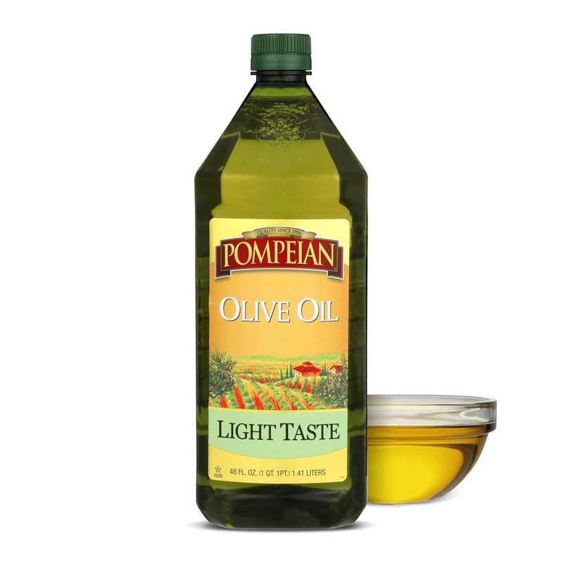 Pompeian Light Taste Olive Oil - 48 Fl Oz - 48 (Pack of 1),