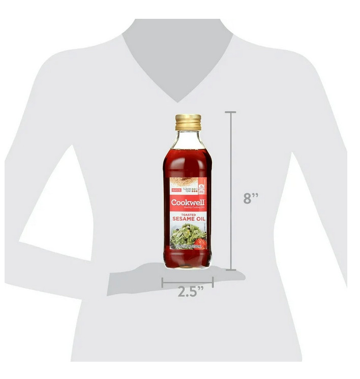 Cookwell Toasted Pure Sesame Oil, 17 oz gallery