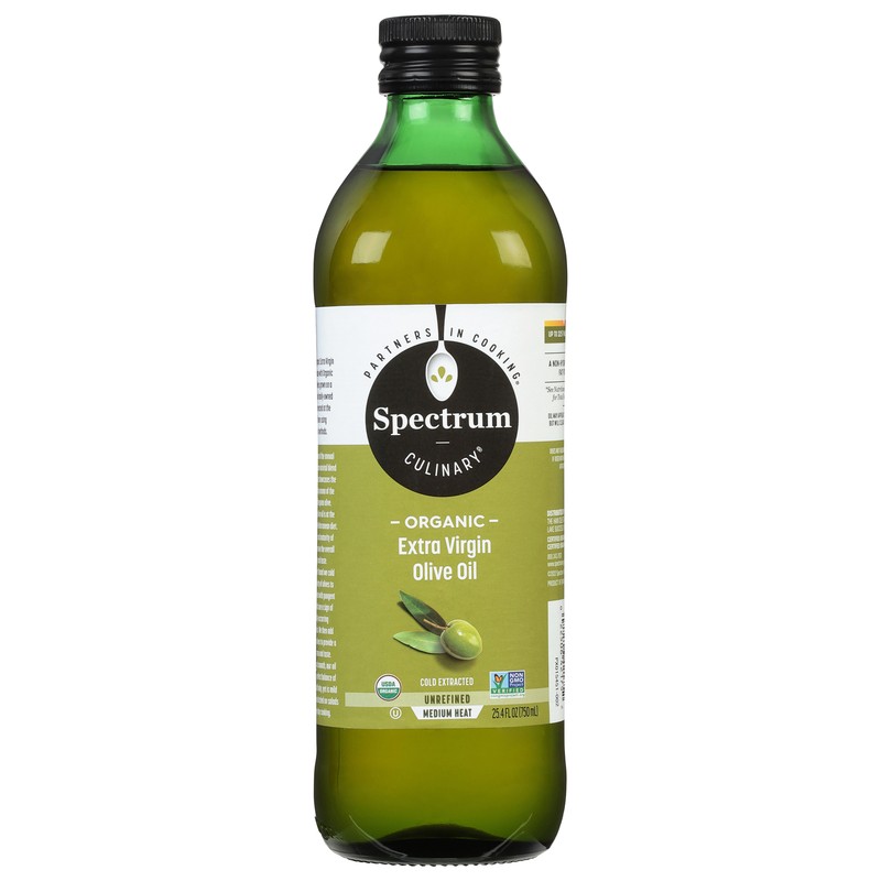 Spectrum Naturals Oil Olive Extra Virgin Organic 25.4fl oz (Pack of 3)