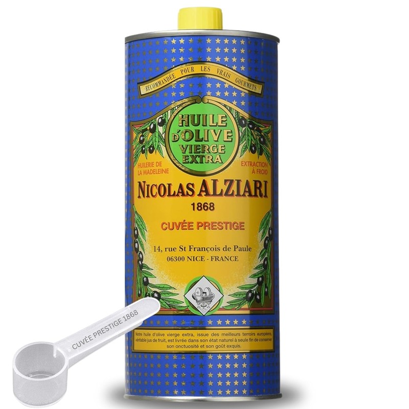 Nicolas Alziari Extra Virgin Olive Oil 16.9oz (500ml) Premium Mediterranean