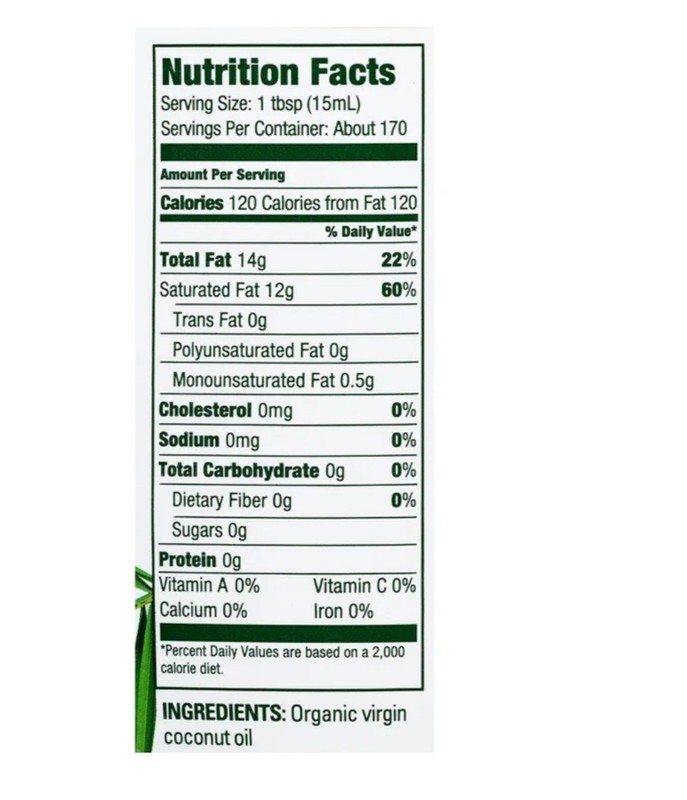 Kirkland 100% USDA Organic Coconut Oil Virgin Cold Pressed Unrefined, 84 FL OZ gallery