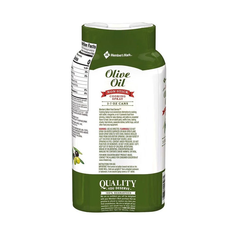 Member's Mark Olive Oil Cooking Spray (7 oz.,2pk) Non Stick Spray gallery