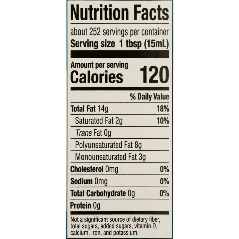 Pure Cholesterol Free Soybean Vegetable Cooking Oil 128 fl oz Large Size for gallery