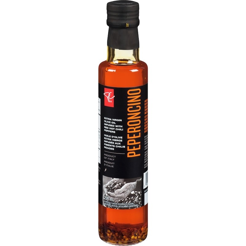 2-Pack PC Black Label Extra Virgin Olive Oil Infused With Red Hot Chili Peppers