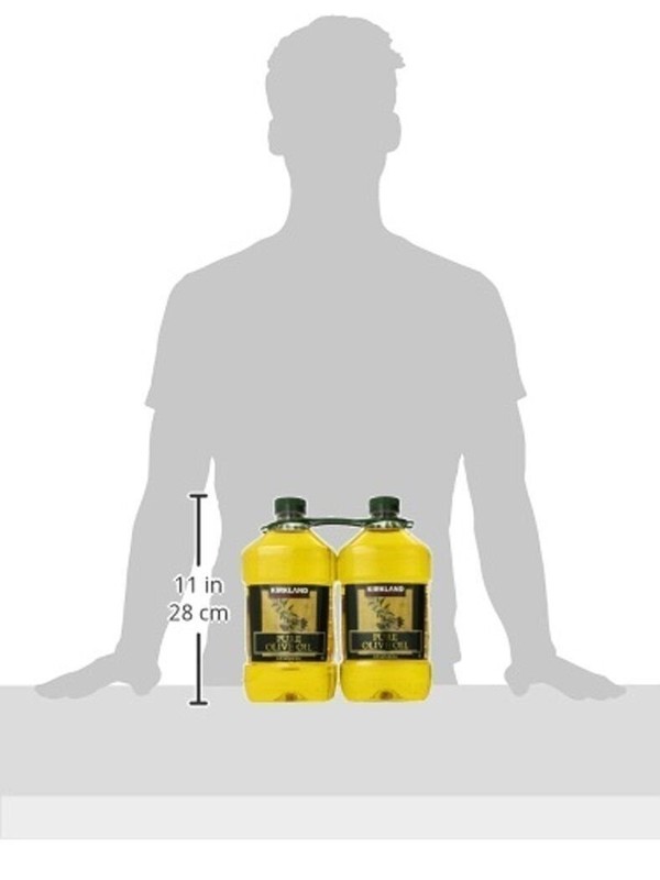 (2 Pack) Kirkland Signature Pure Olive Oil 3 Liter gallery