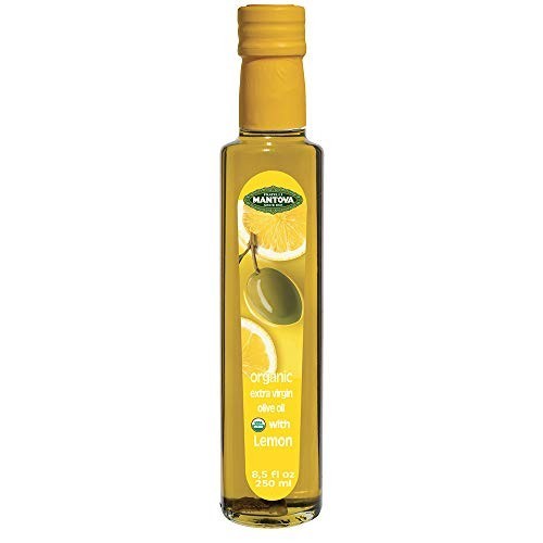 Organic Extra Virgin Olive Oil with Lemon Flavor, 8.5 fl oz - Gourmet Cooking Oi gallery