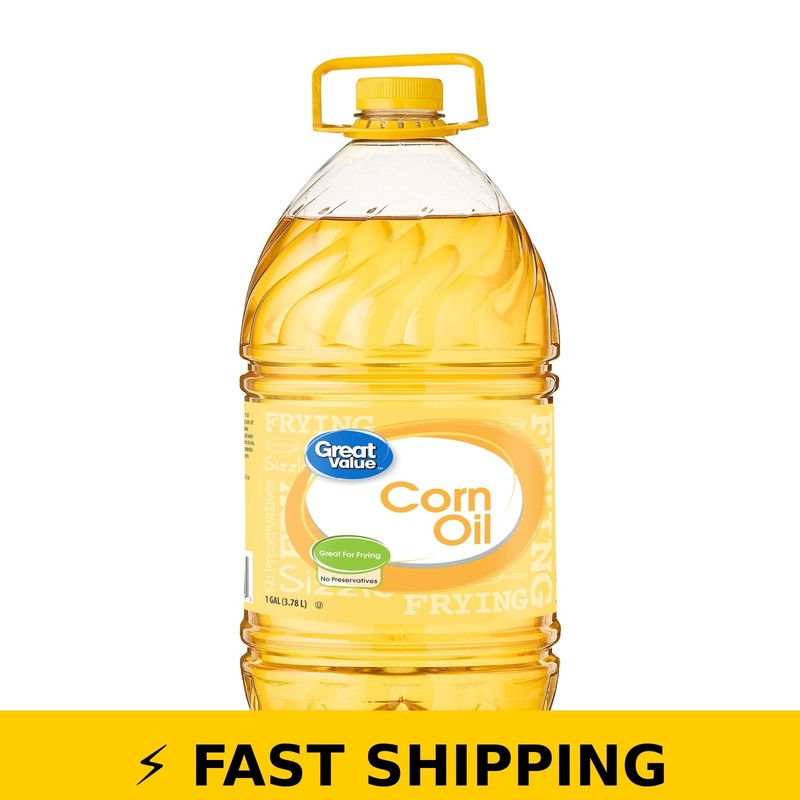 Great Value Corn Oil, Heart Healthy, 1 Gallon Bottle