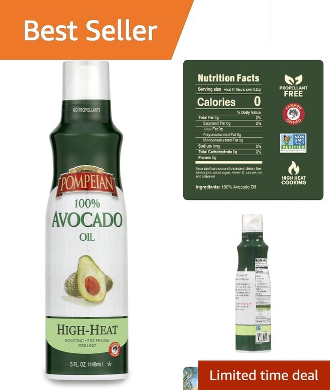 100% Avocado Oil Cooking Spray 5 Fl Oz – No Propellant & Healthier Choice