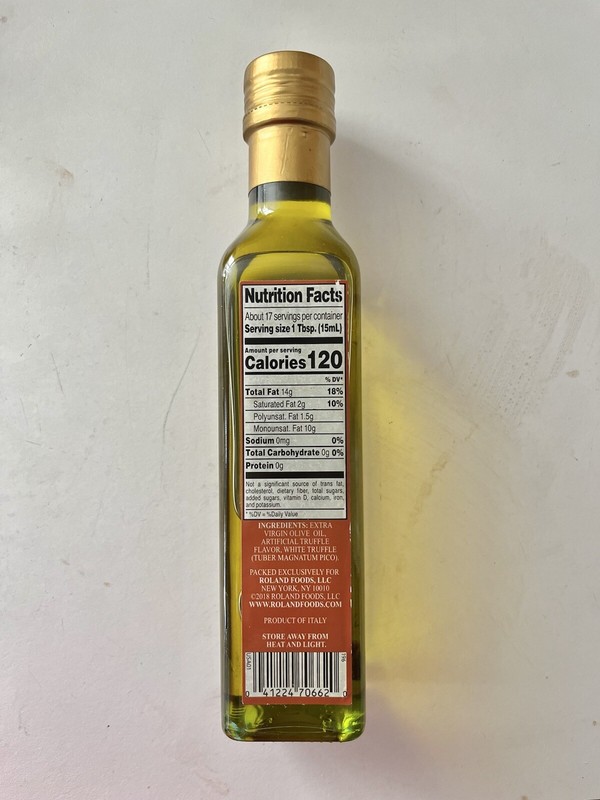 Roland Truffle Oil, White, 8.45 OZ(250ml). Large Value Size gallery