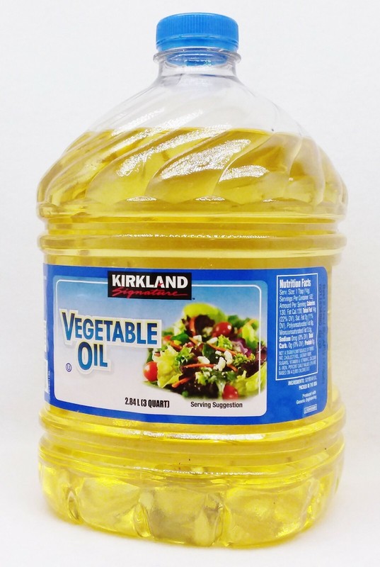 1 HUGE Kirkland Signature VEGETABLE OIL Cooking Baking Salads Serving 3 QUARTS