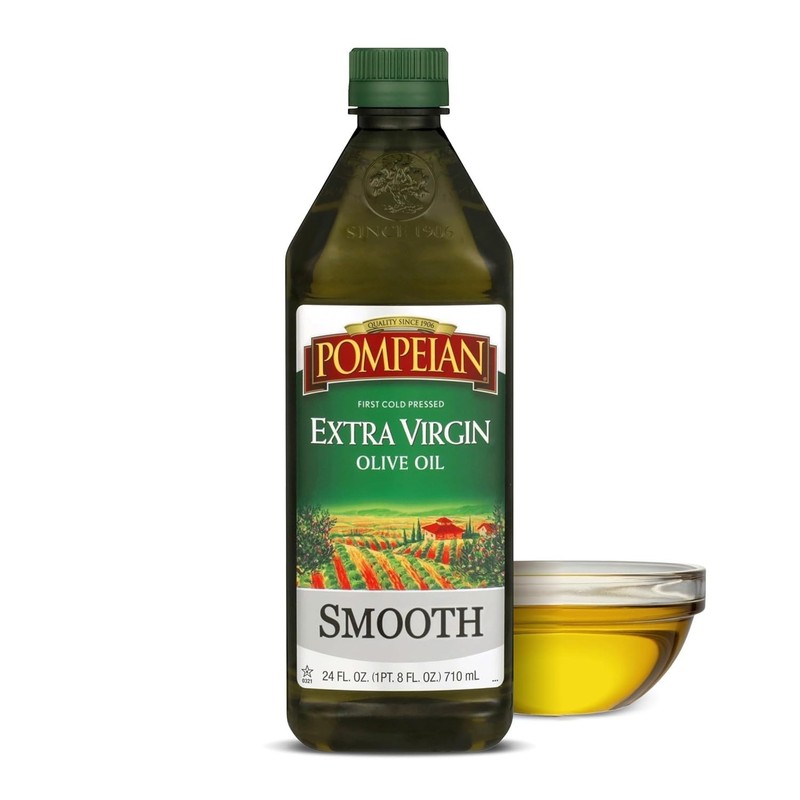 Smooth Extra Virgin Olive Oil 24 fl oz Cold Pressed for Cooking