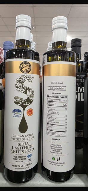 GREEK EVOO PREMIUM EXTRA VIRGIN OLIVE OIL 2 BOTTLES CRETE OLIVE OIL PREMIUM gallery