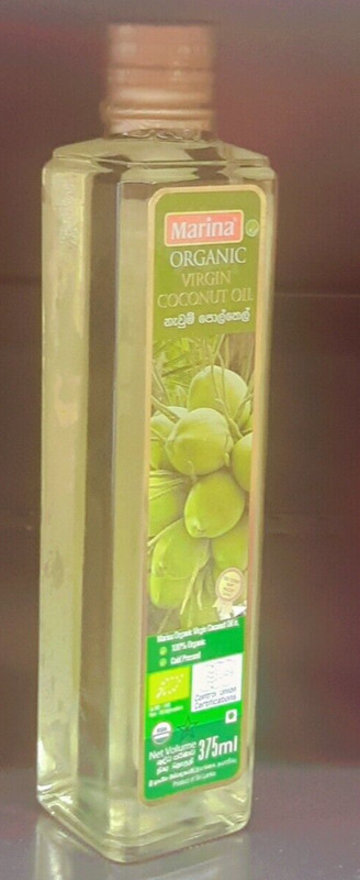 100% PURE NATURAL SRI LANKA ORGANIC WHITE VIRGIN COCONUT OIL CEYLON (375 ML) gallery