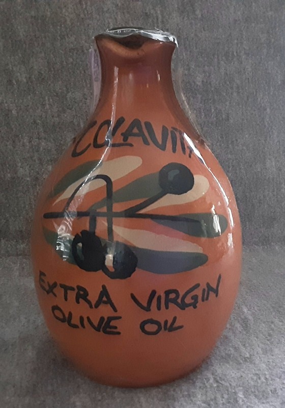 Colavita Extra Virgin Olive Oil Tan Jug New Never Opened Still Sealed