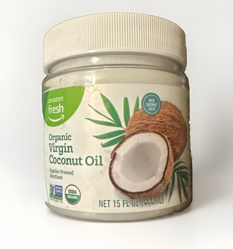Organic Refined Coconut Oil, 15 Fl Oz (Previously Happy Belly, Packaging May Var