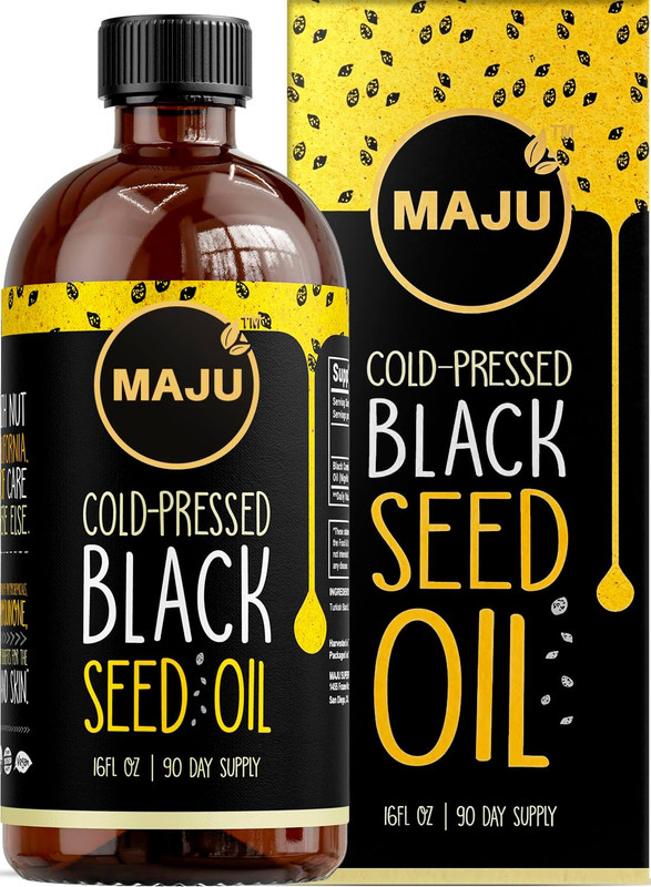 Maju’S Black Seed Oil 16Oz: 2X Thymoquinone, Cold Pressed Turkish Black Cumin Ni