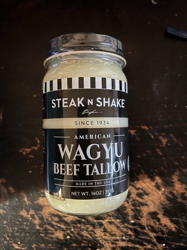 Steak 'n Shake American Wagyu Beef Tallow Cooking Oil, 14 oz (397g) Jar gallery