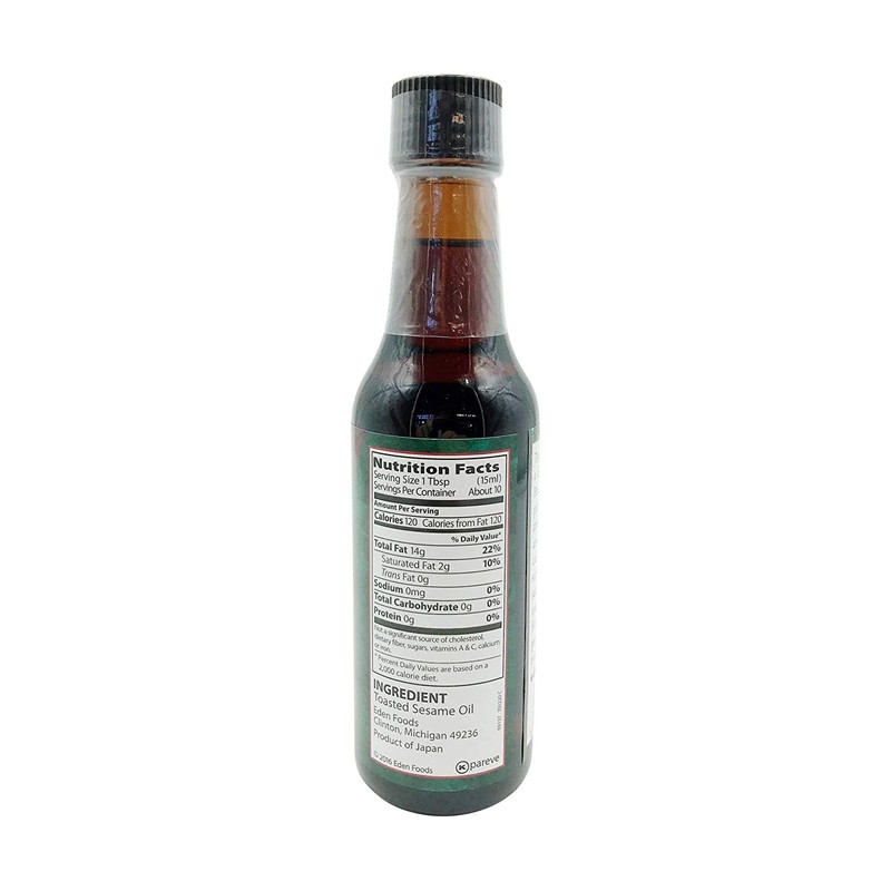Eden Foods Oil Sesame Toasted, 5 oz gallery