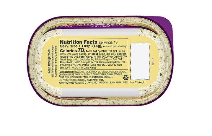 Land O Lakes Garlic & Herb Butter Spread, 6.5 oz (3 Pack) gallery