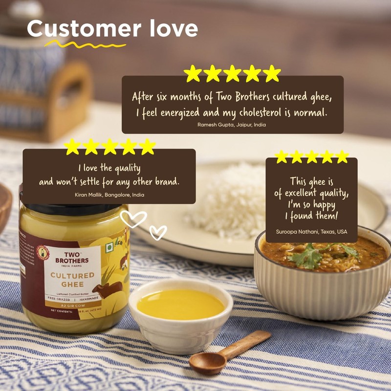 A2 Ghee Butter Grass Fed Gir Cow Gut Friendly Keto Healthy Fat 16oz gallery