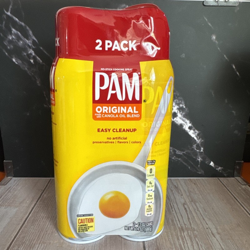 PAM Original Cooking Spray Kosher 2 Pack 24 Oz Total
