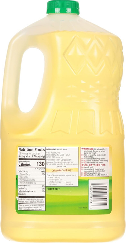Crisco Pure Canola Oil, 1 Gallon gallery
