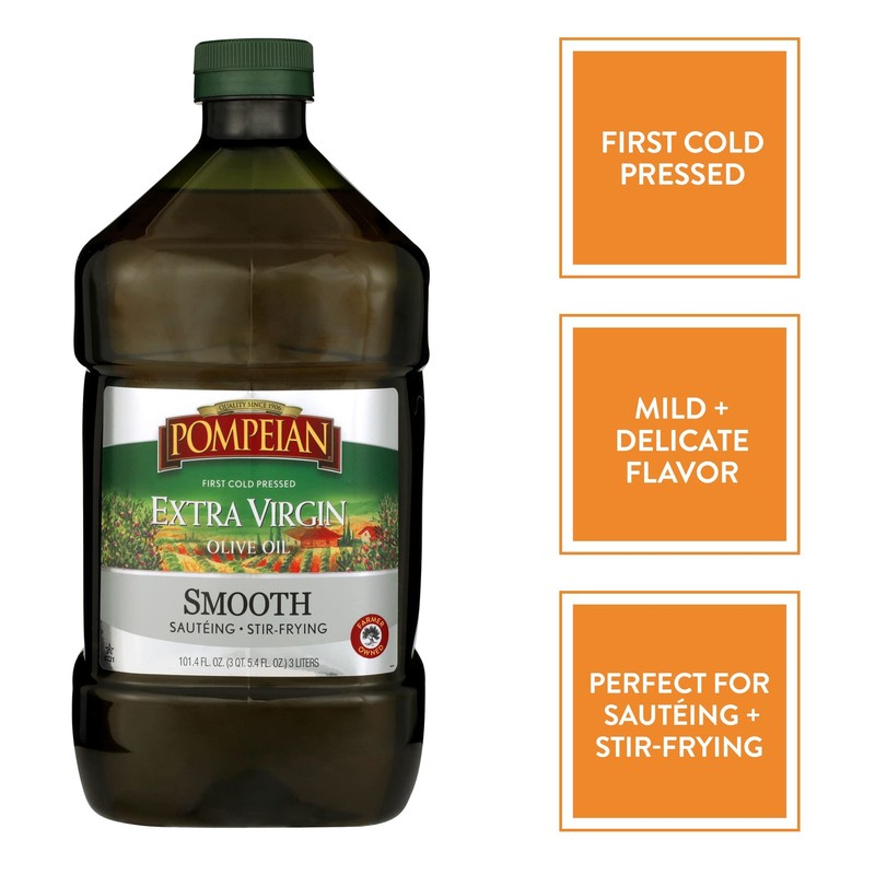 Extra Virgin Olive Oil, Polyphenols, First Cold Pressed, 101 Fl Oz gallery