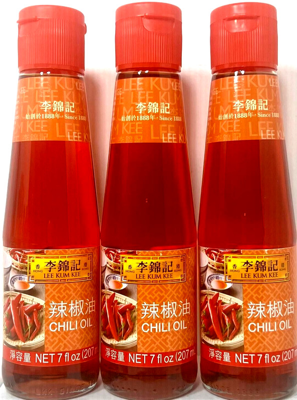 Lee Kum Kee LKK Chili Oil 7 oz ( Pack of 3 ) ~3/2026 gallery