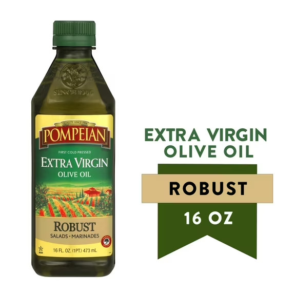 Pompeian Extra Virgin Olive Oil, Smooth – 16oz.