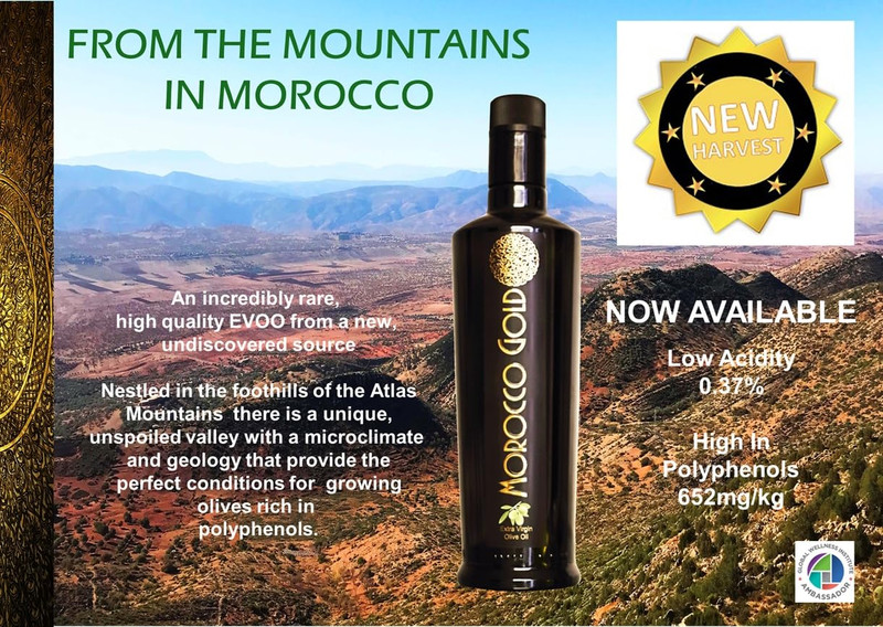 Organic Extra Virgin Olive Oil, Polyphenol Rich (652Mg/Kg), Cold Pressed, Early gallery