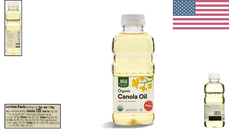 Neutral Flavor Organic Canola Oil, 16 Fl Oz - Ideal for Marinades & Dressings gallery